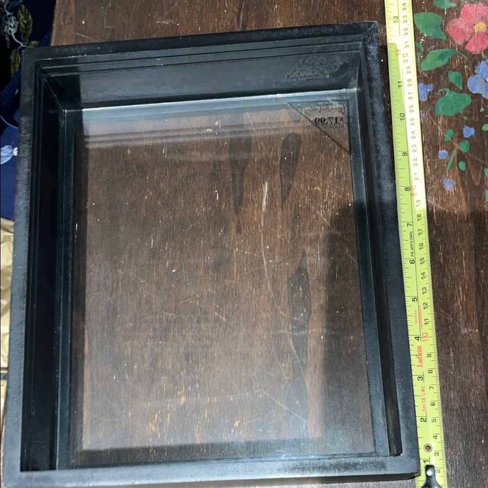 Wood & Glass Shadow Box